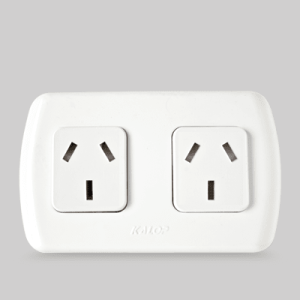 SOPORTE C/2TOMA 2X10A KAL