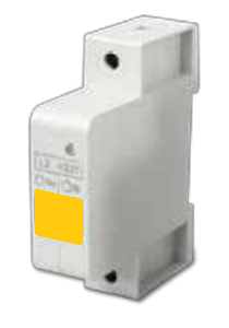 INDICADOR LED P/RIEL DIN AMBAR L2A24