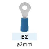 TER PREA C/OJAL AZUL 3mm B2