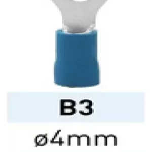 TER PREA C/OJAL AZUL 4mm B3